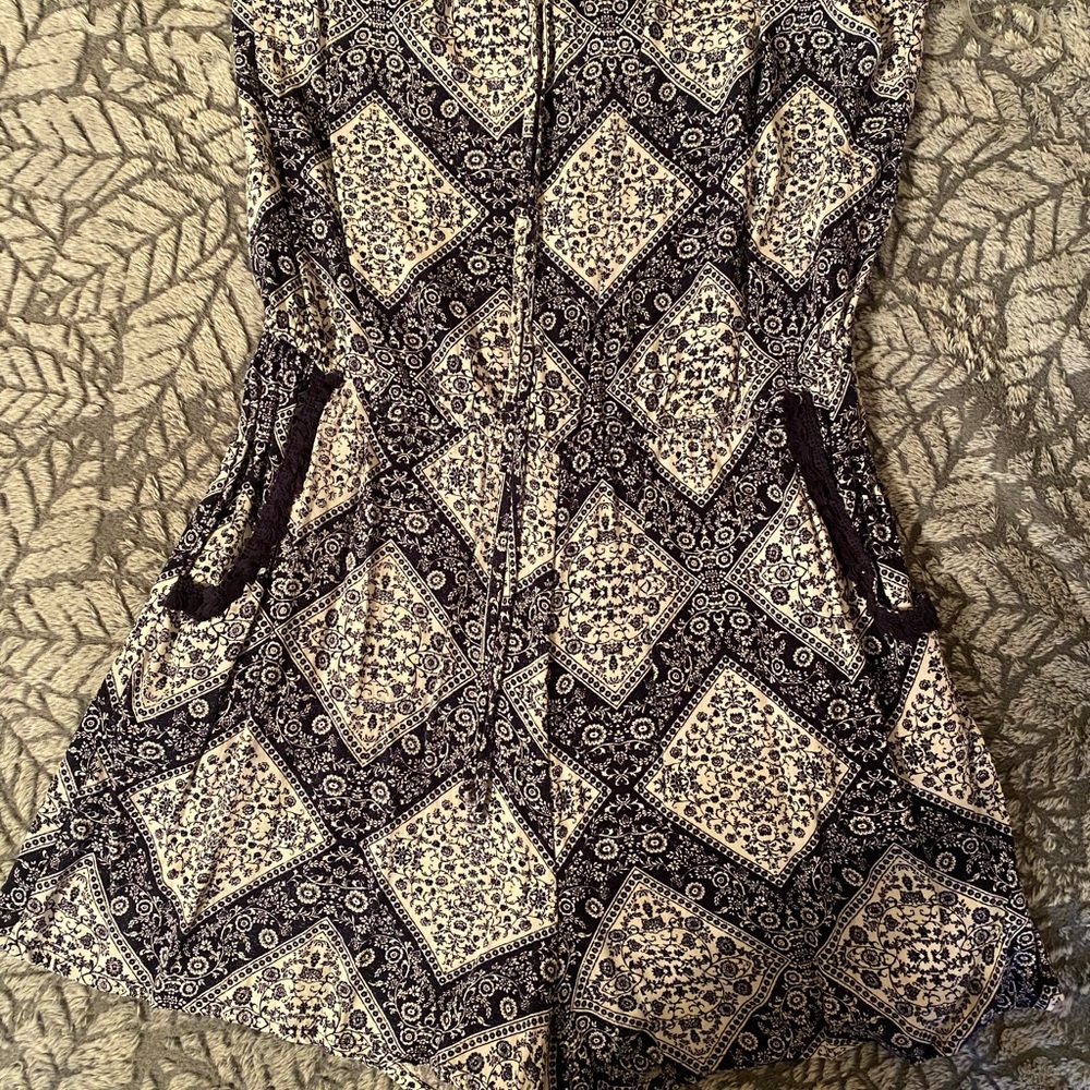 Black and white romper